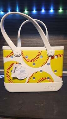 Baby Bogg Small Bag- Play Ball Softball Yellow